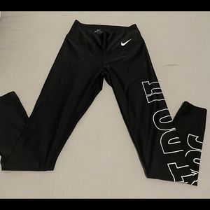 Black Nike “Just Do It” Leggings